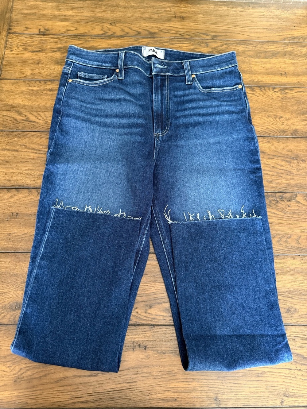 PAIGE Indigo Blue Denim Jeans - CINDY